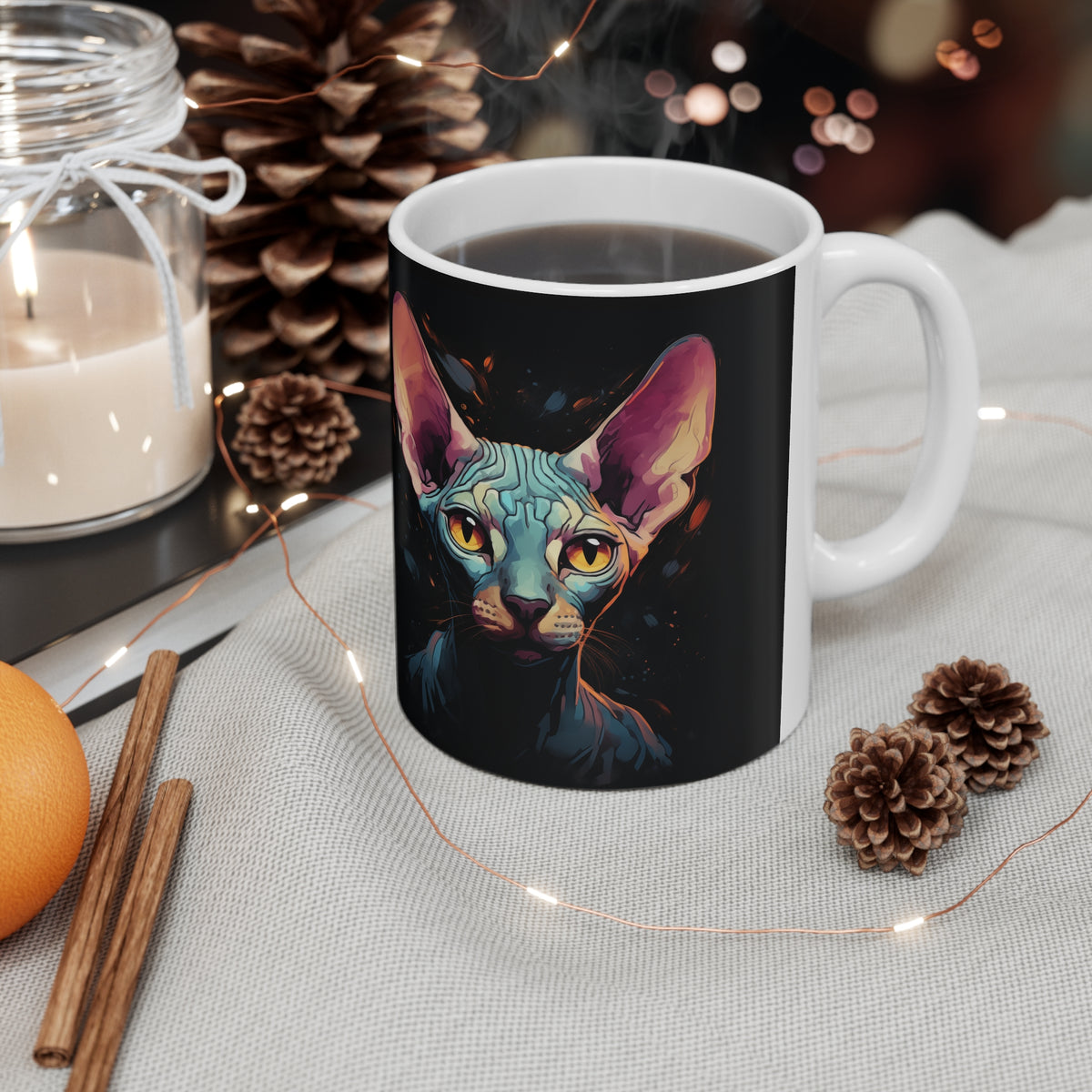 sphynx cat gifts, sphynx cat mug, hairless cat gifts,  gifts for sphynx cat lovers, hairless cat mug, sphynx cat coffee mug