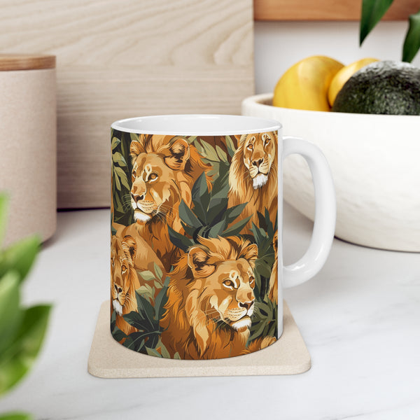Lion Mug | Lion Gifts | Lion Presents | Pride of Lions Ceramic Mug 11oz