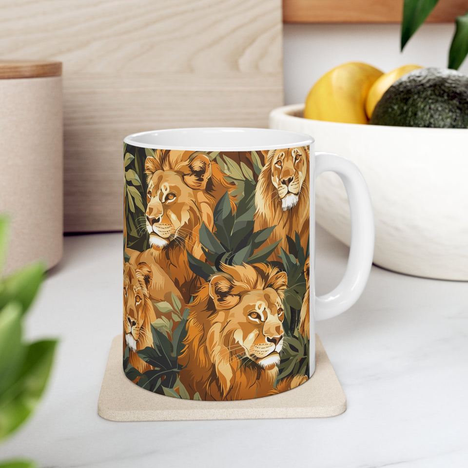 Lion Mug | Lion Gifts | Lion Presents | Pride of Lions Ceramic Mug 11oz