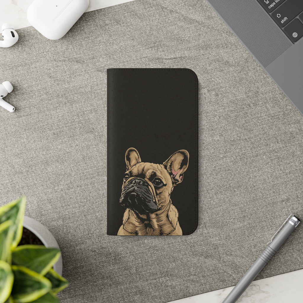 French Bulldog Phone Case | I Love My Frenchie Wallet Phone Case Gifts | IPhone & Samsung Galaxy French Bulldog Flip Cases