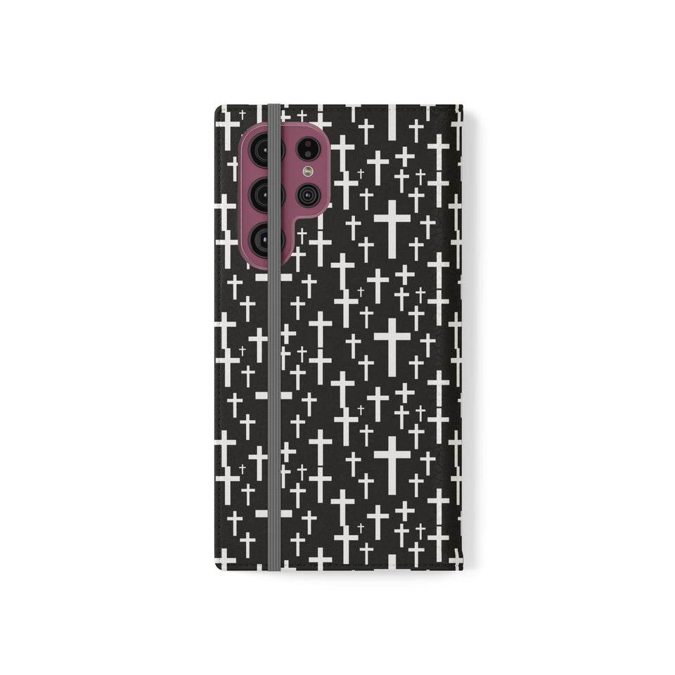 Faith Religion Jesus Cross Phone Case | Faith Religion Wallet Phone Case Gifts | IPhone & Samsung Galaxy Jesus Cross  Flip Cases
