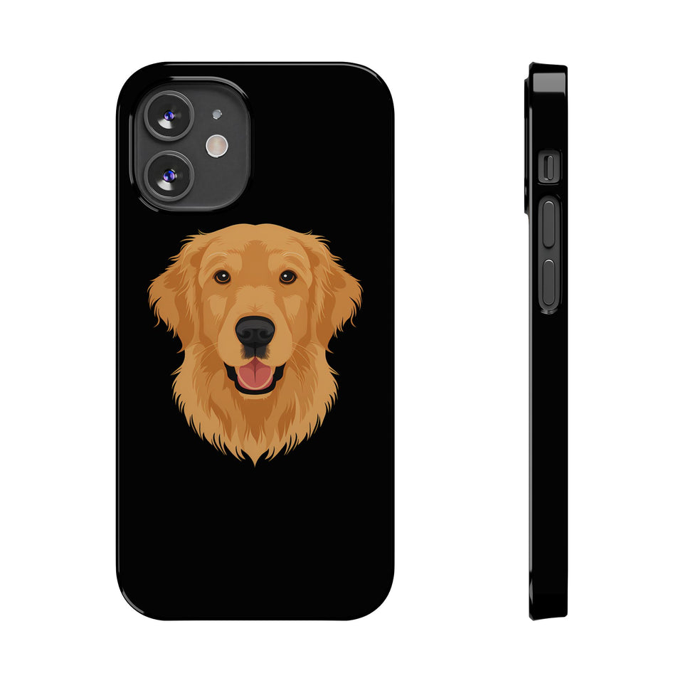 Premium Golden Retriever iPhone Case | Golden Retriever Gifts Slim Phone Cases