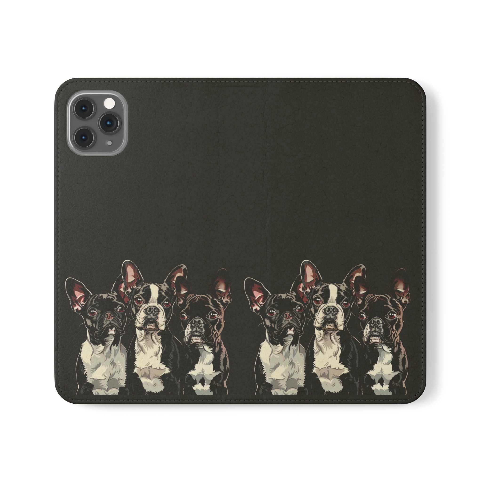 Boston Terrier Phone Case | Boston Terrier Wallet Phone Case | IPhone & Samsung Galaxy Boston Terrier Flip Cases