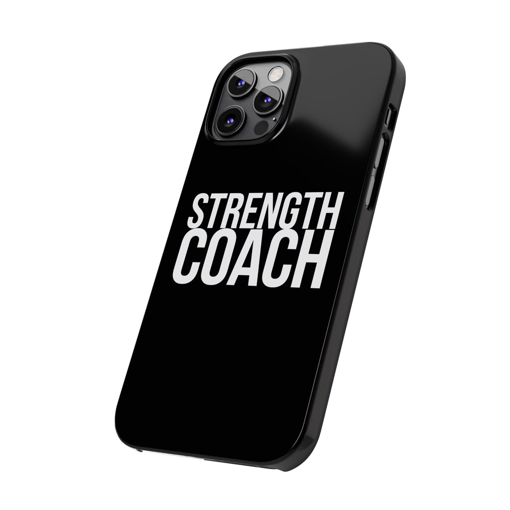Premium Strength Coach iPhone Case | Strength Coach Gifts Slim Phone Cases