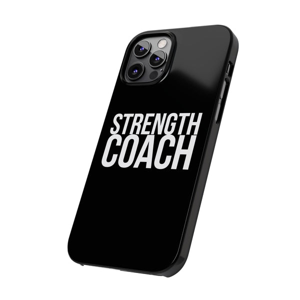 Premium Strength Coach iPhone Case | Strength Coach Gifts Slim Phone Cases