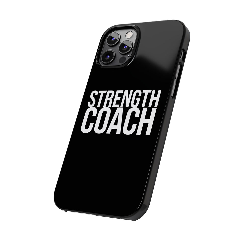 Premium Strength Coach iPhone Case | Strength Coach Gifts Slim Phone Cases