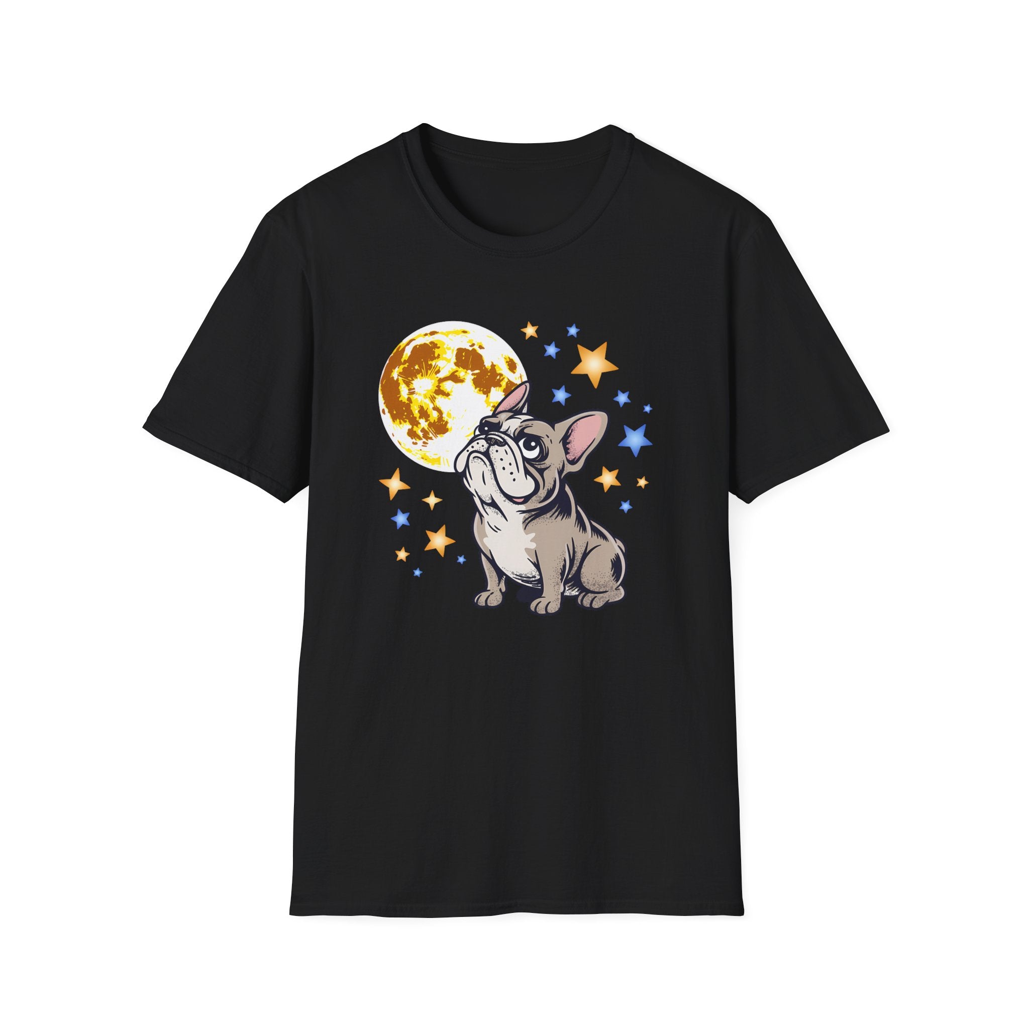 French Bulldog Howling at the Moon T-Shirt