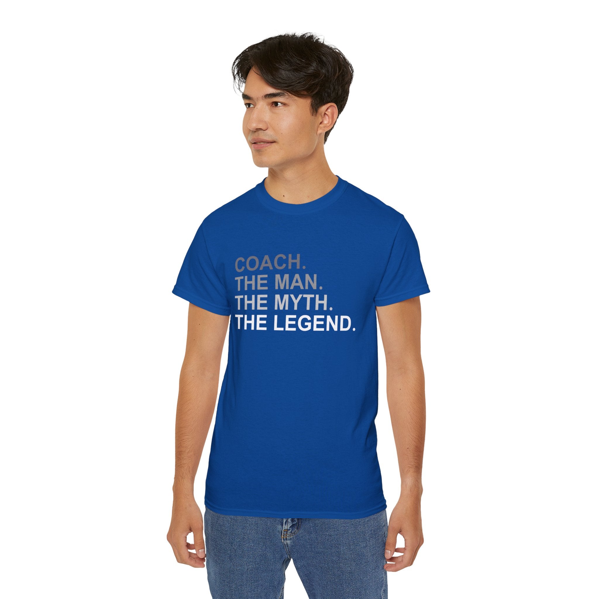 Coach The Man The Myth The Legend Shirt | Coach T Shirt | Unisex Ultra Cotton Coach Shirt