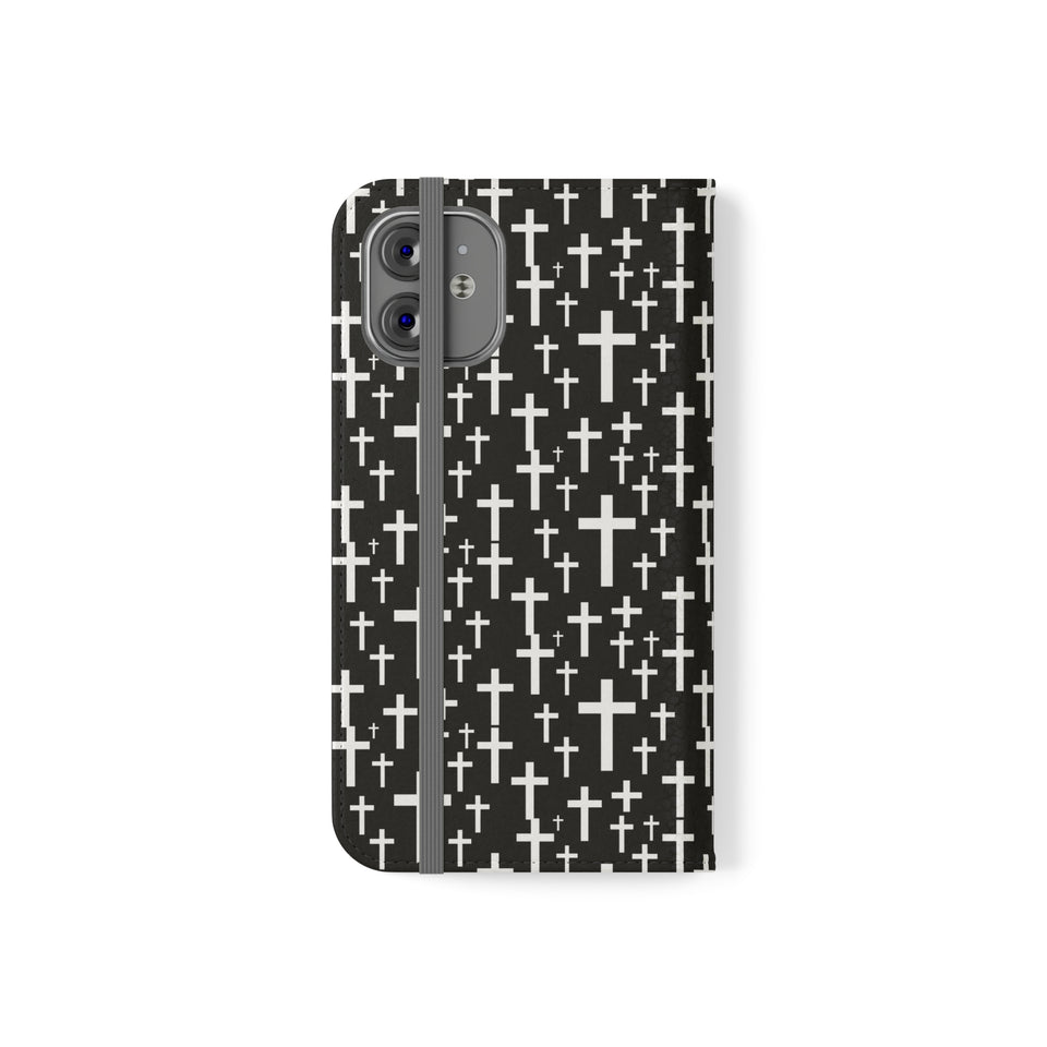 Faith Religion Jesus Cross Phone Case | Faith Religion Wallet Phone Case Gifts | IPhone & Samsung Galaxy Jesus Cross  Flip Cases