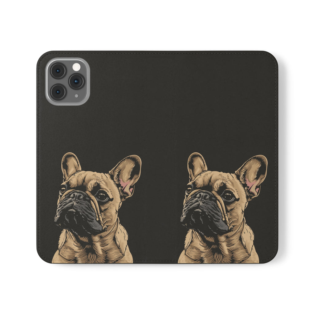 French Bulldog Phone Case | I Love My Frenchie Wallet Phone Case Gifts | IPhone & Samsung Galaxy French Bulldog Flip Cases