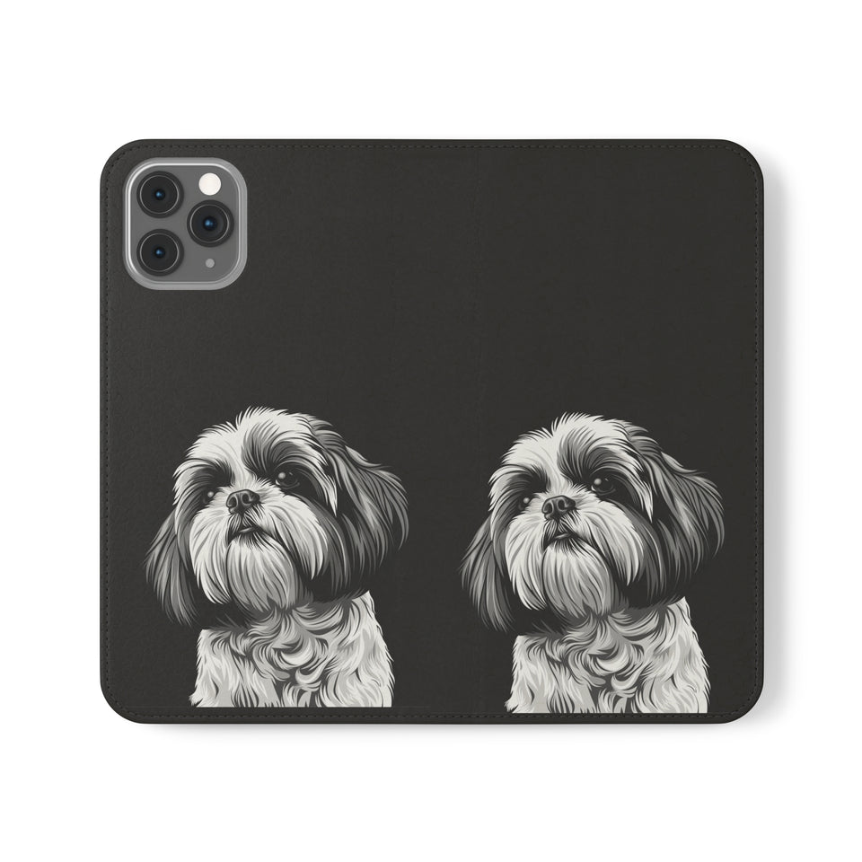 Shih Tzu Phone Case | Shih Tzu Wallet Phone Case | IPhone & Samsung Galaxy Shih Tzu Flip Cases