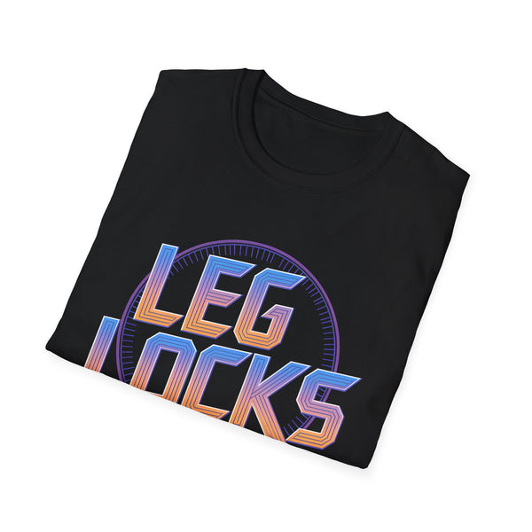 Retro Leg Locks BJJ Unisex T-Shirt for Brazilian Jiu Jitsu Enthusiasts