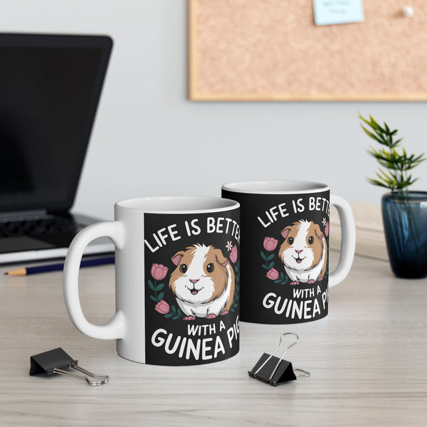 Guinea Pig Mug - Life Is Better With A Cute Guinea Pig Mug 2