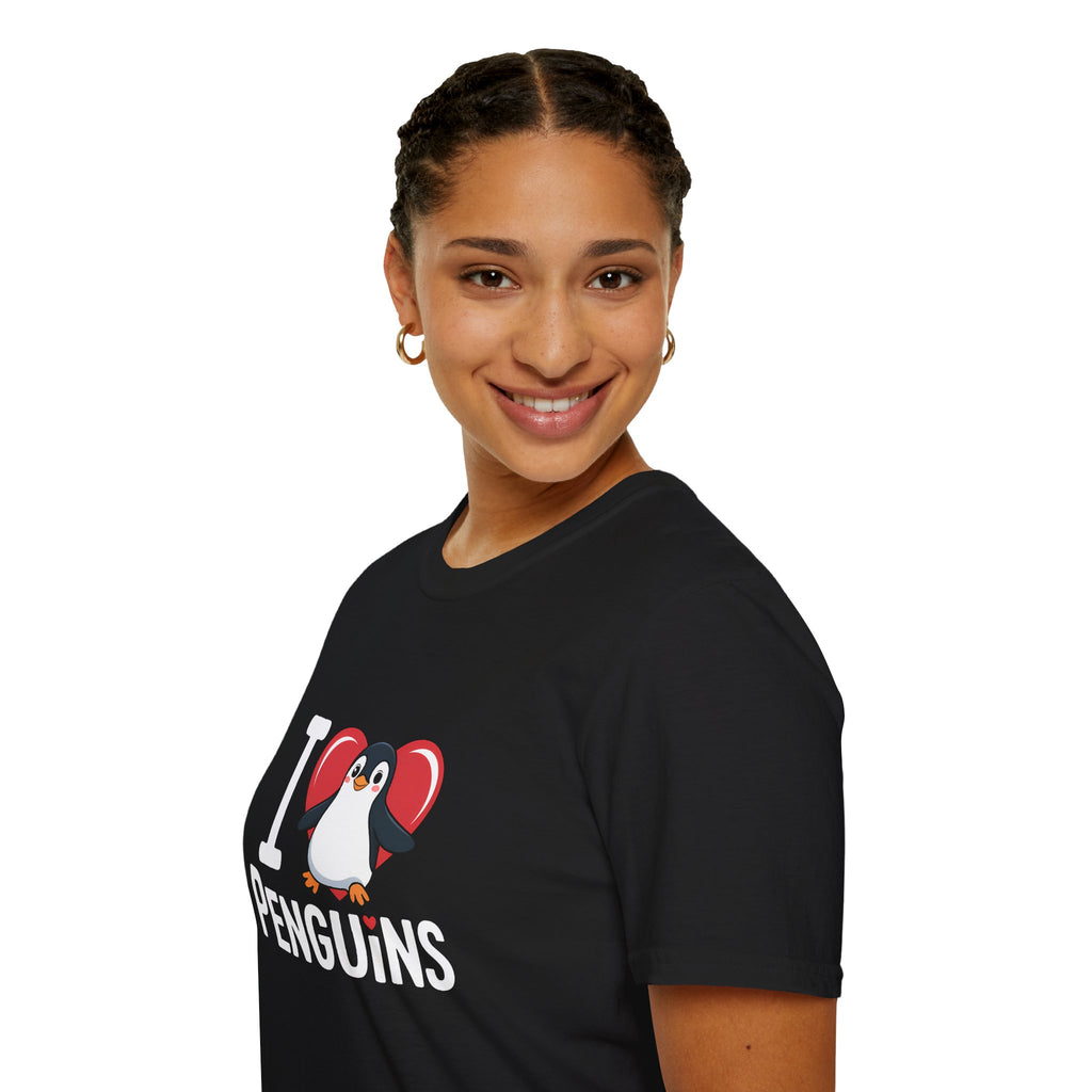 Penguin T-Shirt - I Love Penguins Shirt