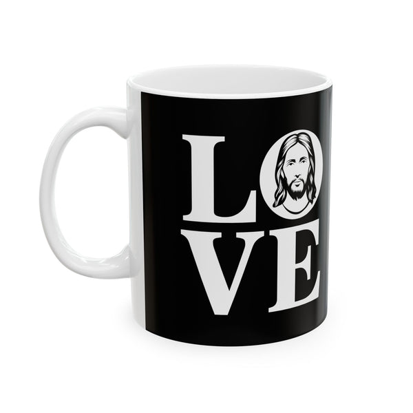 Faith Love Jesus Ceramic Mug | Faith In Jesus Gifts (11oz)