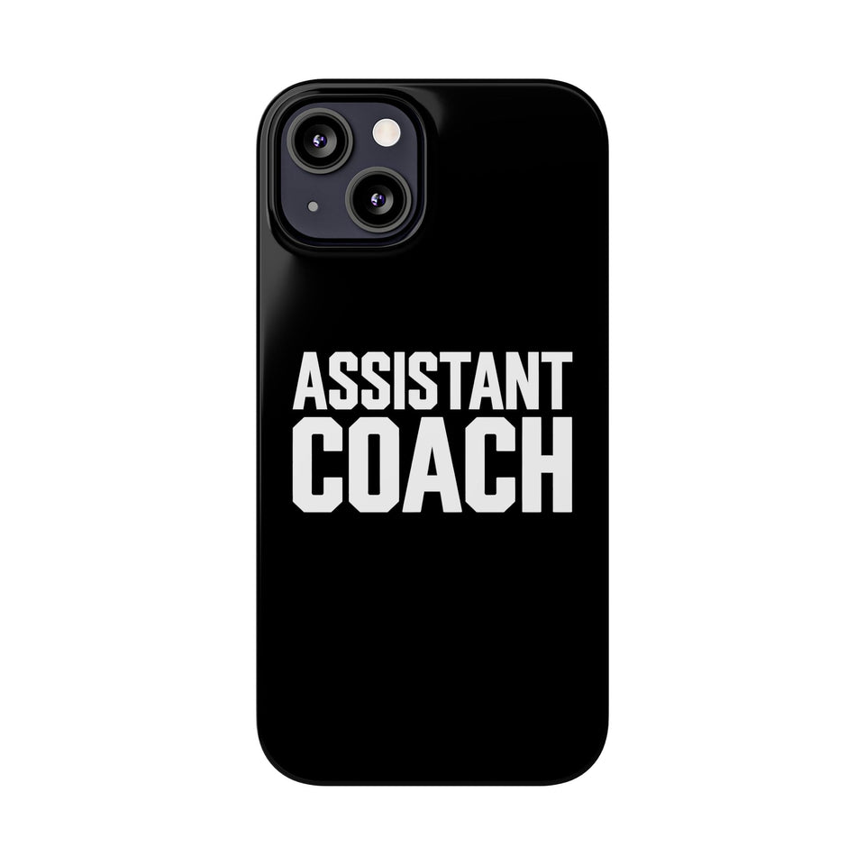 Premium Assistant Coach iPhone Case | Assistant Coach Gifts Slim Phone Cases