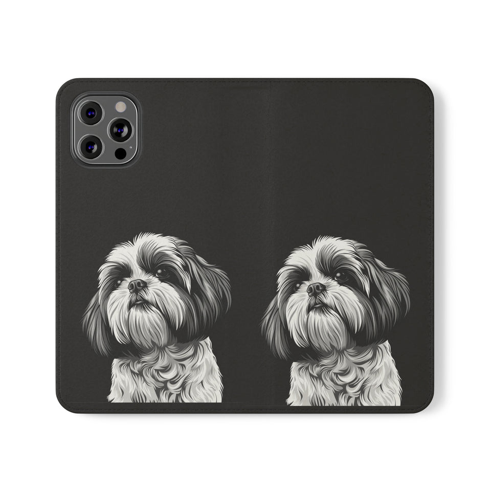 Shih Tzu Phone Case | Shih Tzu Wallet Phone Case | IPhone & Samsung Galaxy Shih Tzu Flip Cases