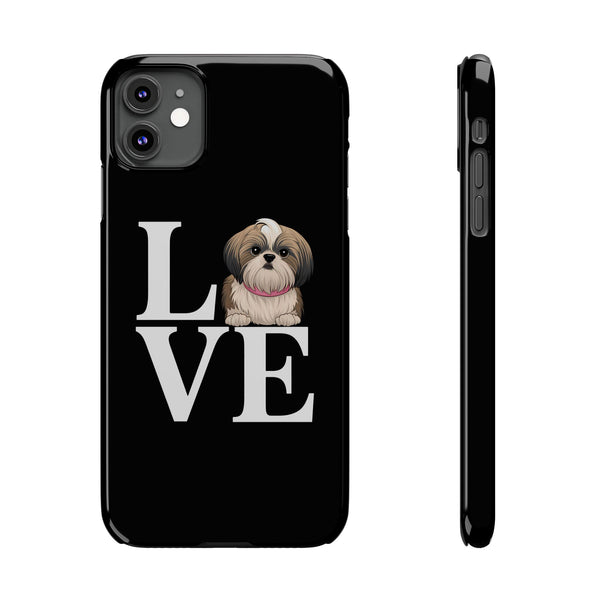 Premium Love Shih Tzu iPhone Case | Cute Shih Tzu Slim Phone Cases