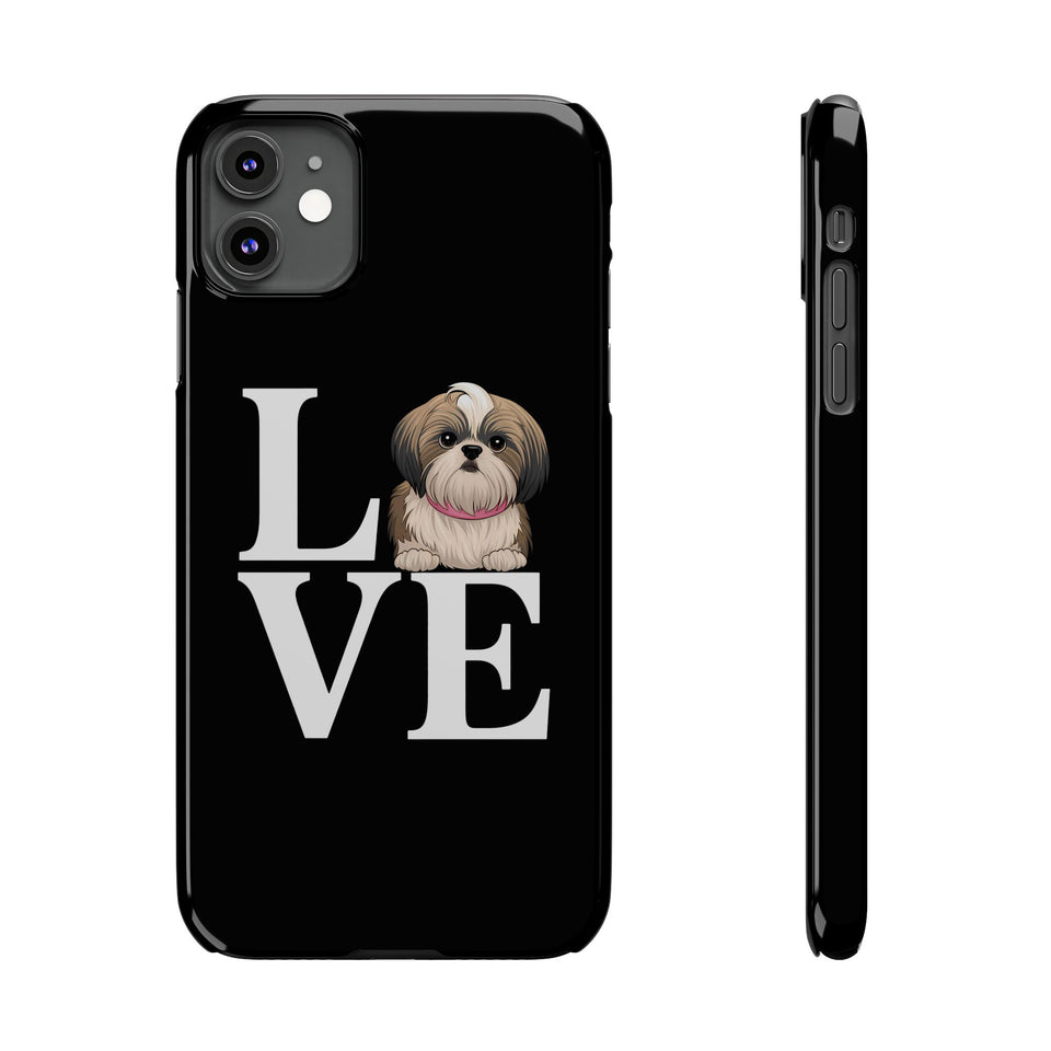 Premium Love Shih Tzu iPhone Case | Cute Shih Tzu Slim Phone Cases