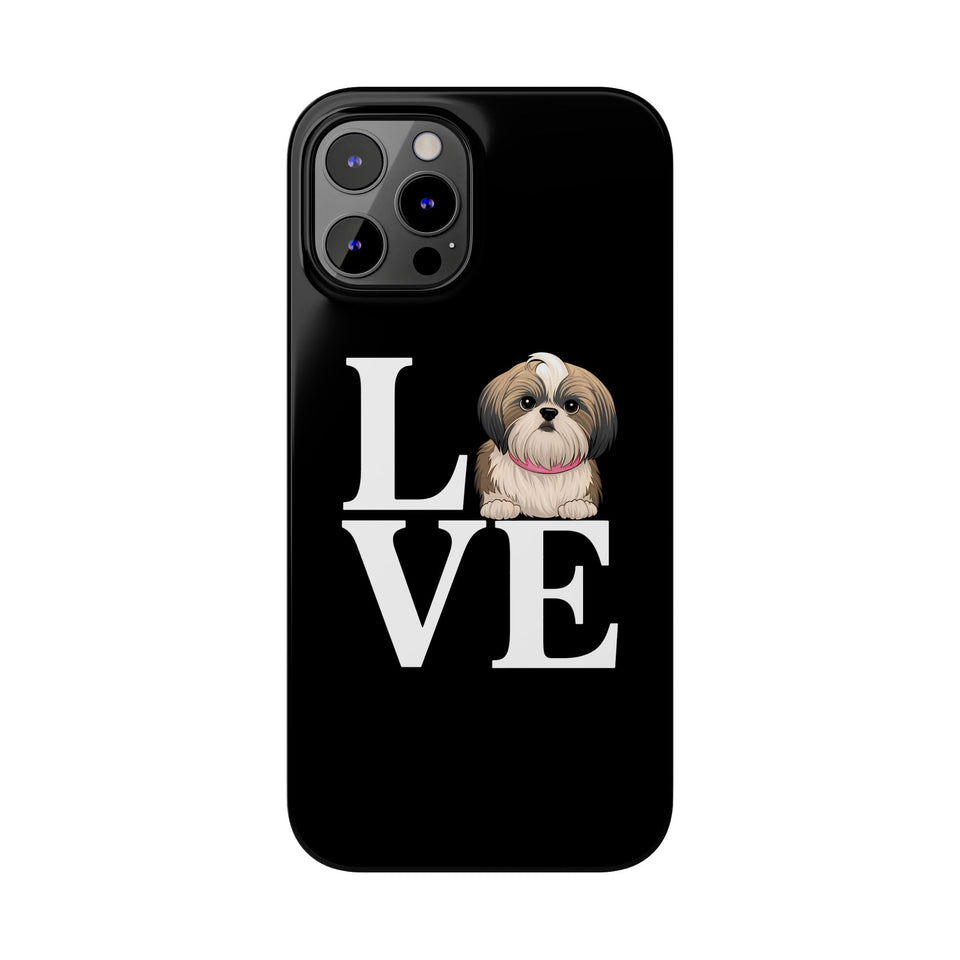 Premium Love Shih Tzu iPhone Case | Cute Shih Tzu Slim Phone Cases