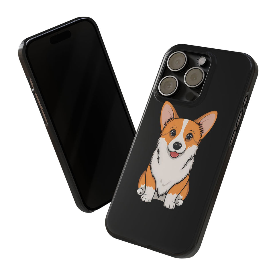 Cute Corgi Slim iPhone Case | Corgi Gift iPhone Case