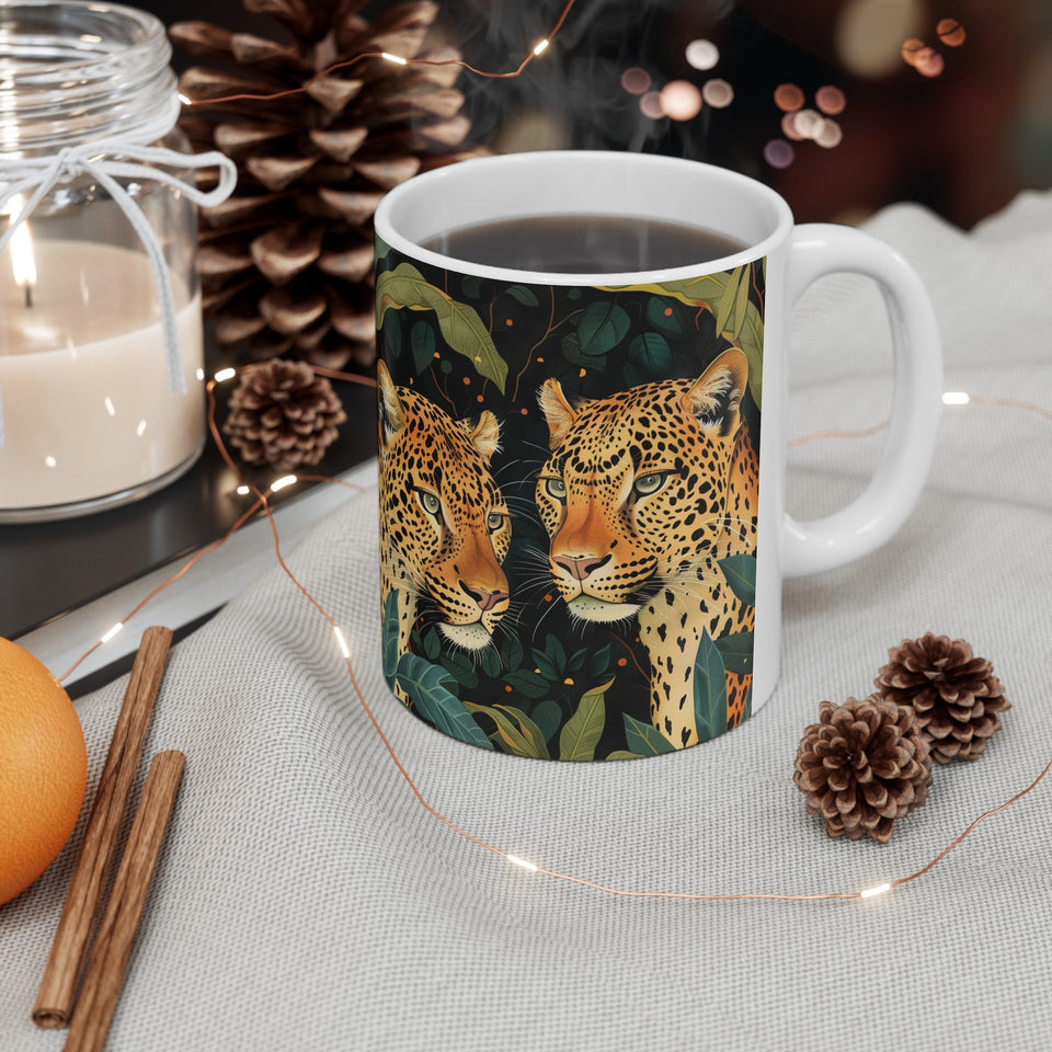 Leopard Mug | Leopard Gifts For Leopard Lovers | Leopard Presents | Leopard Ceramic Mug 11oz
