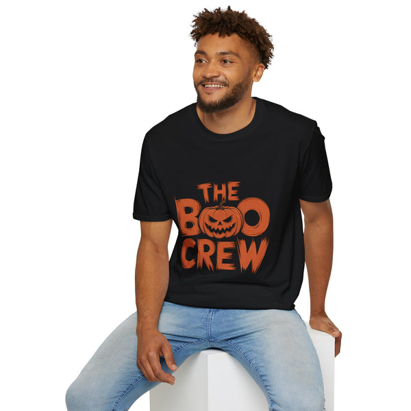 The Boo Crew Halloween Witches Shirt | Halloween Costume Gifts | Spooky Halloween Pumpkin Merchandise Unisex T-Shirt
