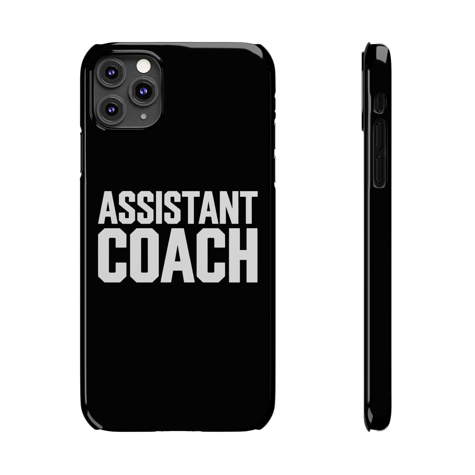Premium Assistant Coach iPhone Case | Assistant Coach Gifts Slim Phone Cases