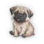 Cute Pug Custom Shaped Pillow | Pug Gift Pillow