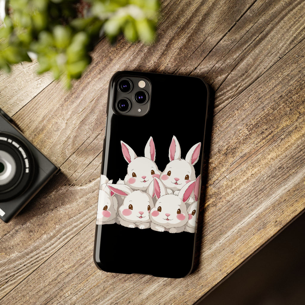 Premium Cute Rabbit iPhone Case | Rabbit Gifts Slim Phone Cases