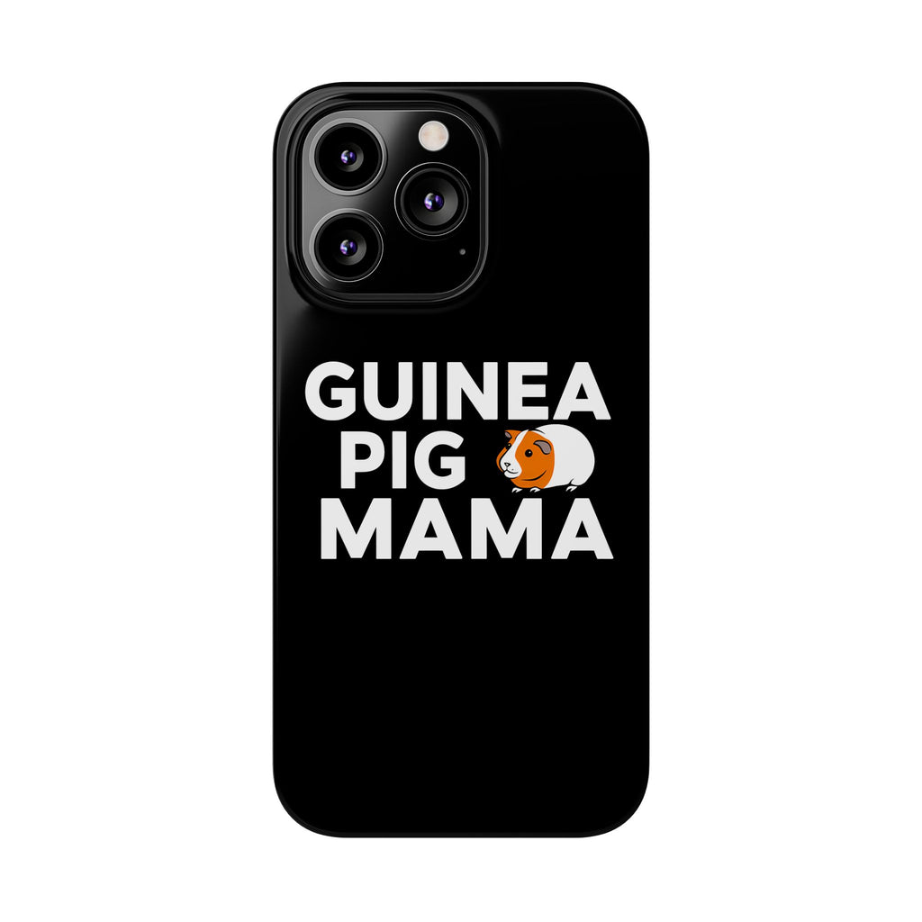 Cute Guinea Pig Mama Slim iPhone Cases | Guinea Pig Gift iPhone Case