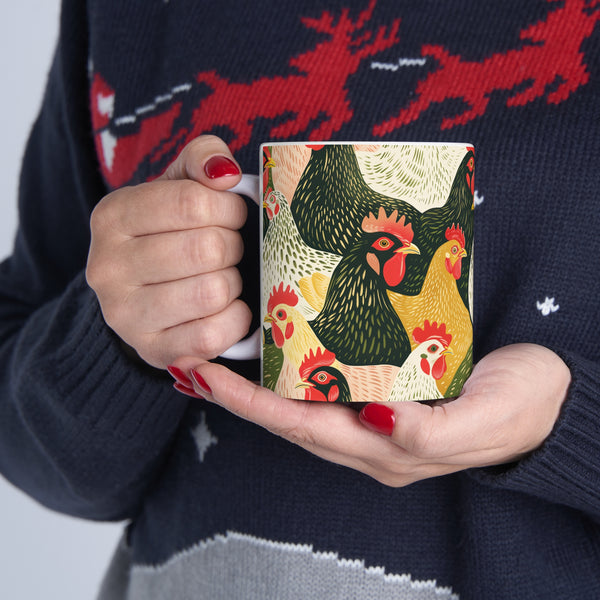 chicken gift, chicken mug, gifts for chicken lovers, gifts for chicken owners, chicken themed gifts, chicken gifts for her, chicken coffee mug, chicken gifts for chicken lovers, chicken presents, 
