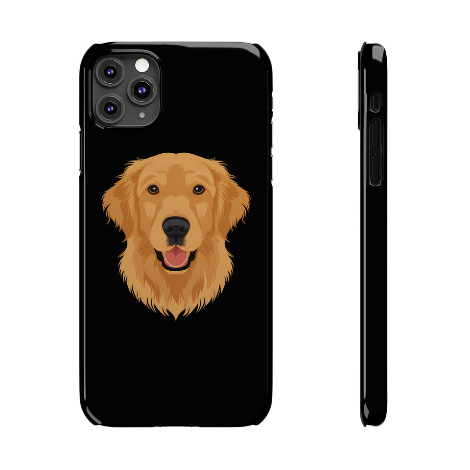 Premium Golden Retriever iPhone Case | Golden Retriever Gifts Slim Phone Cases