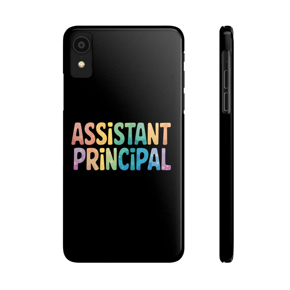 Premium Assistant Principal iPhone Case | Cute Assistant Principal Gifts Slim Phone Cases