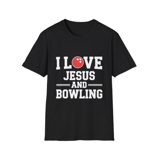 Jesus and Bowling T-Shirt | Christianity Faith In Jesus and Bowling T-Shirt