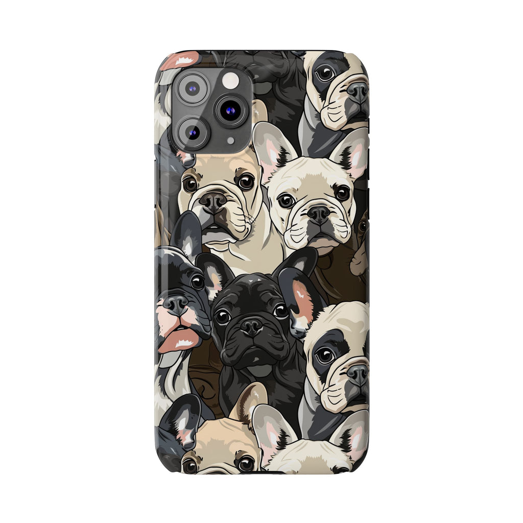 Premium French Bulldogs iPhone Case | Cute Frenchie Gifts Slim Phone Cases