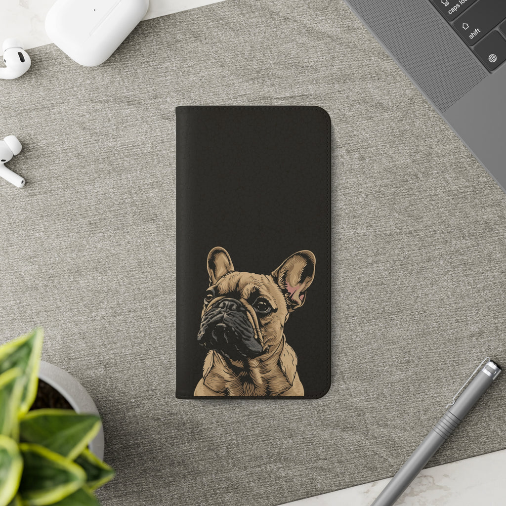 French Bulldog Phone Case | I Love My Frenchie Wallet Phone Case Gifts | IPhone & Samsung Galaxy French Bulldog Flip Cases