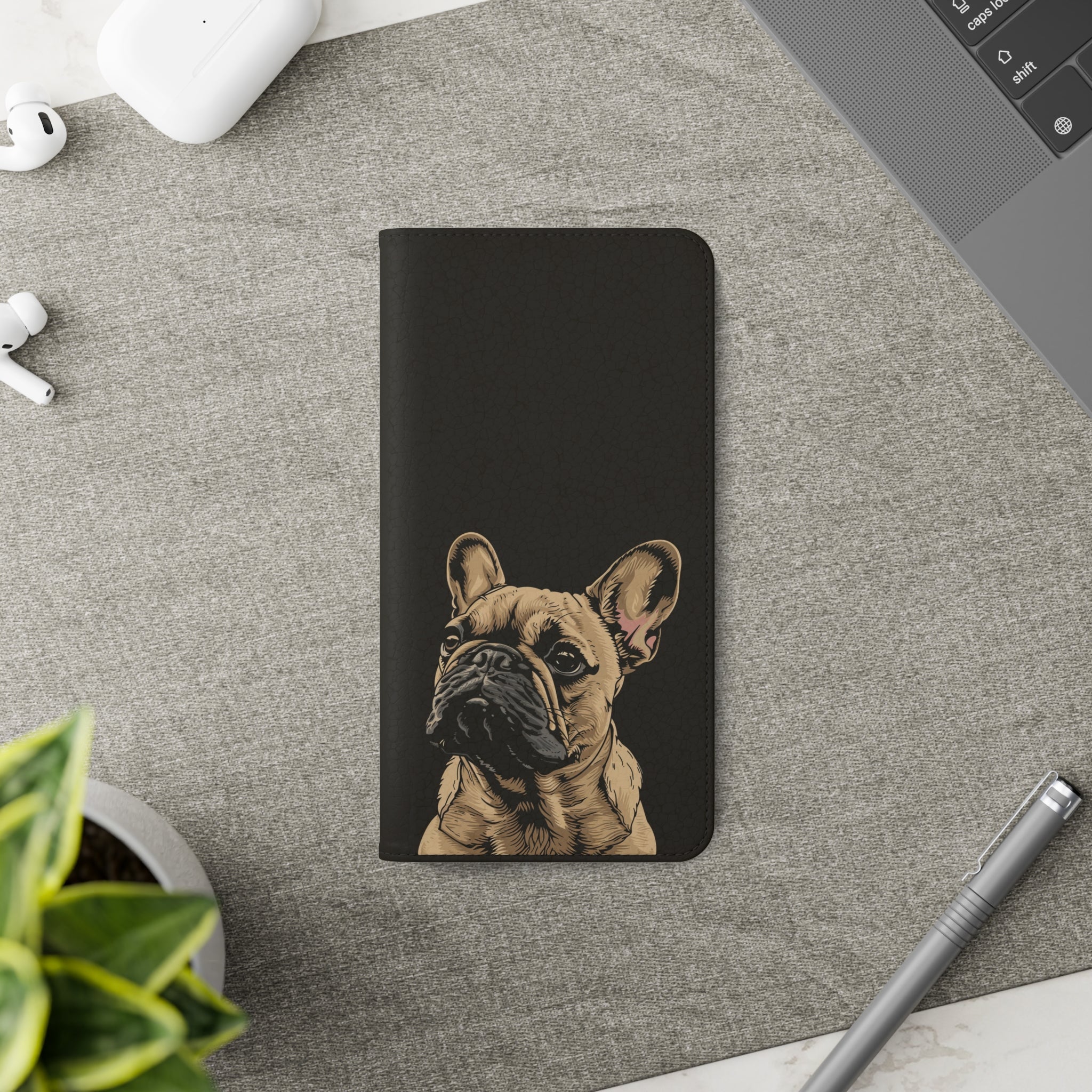 French Bulldog Phone Case | I Love My Frenchie Wallet Phone Case Gifts | IPhone & Samsung Galaxy French Bulldog Flip Cases
