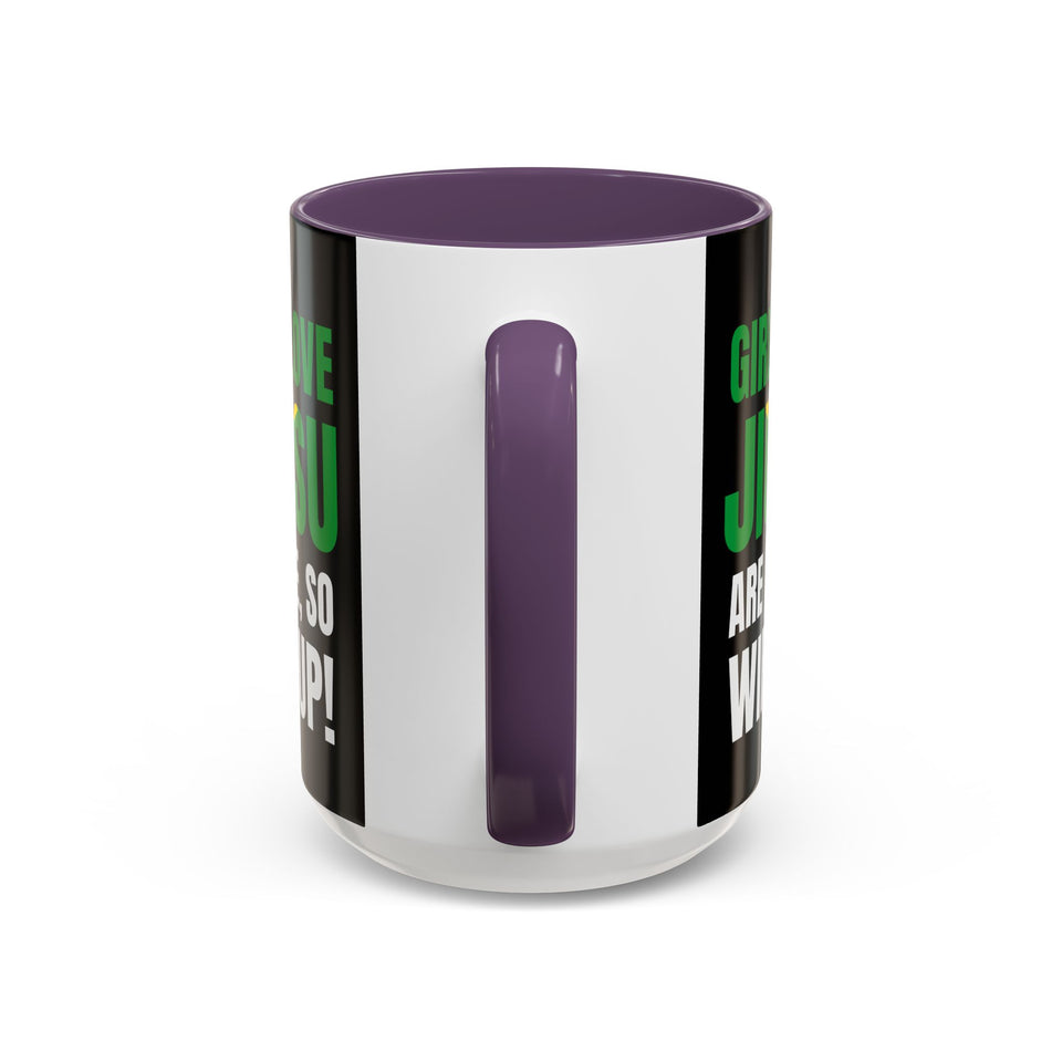 Brazilian Jiu Jitsu Girls Who Do Jiu-Jitsu | BJJ Accent Coffee Mug