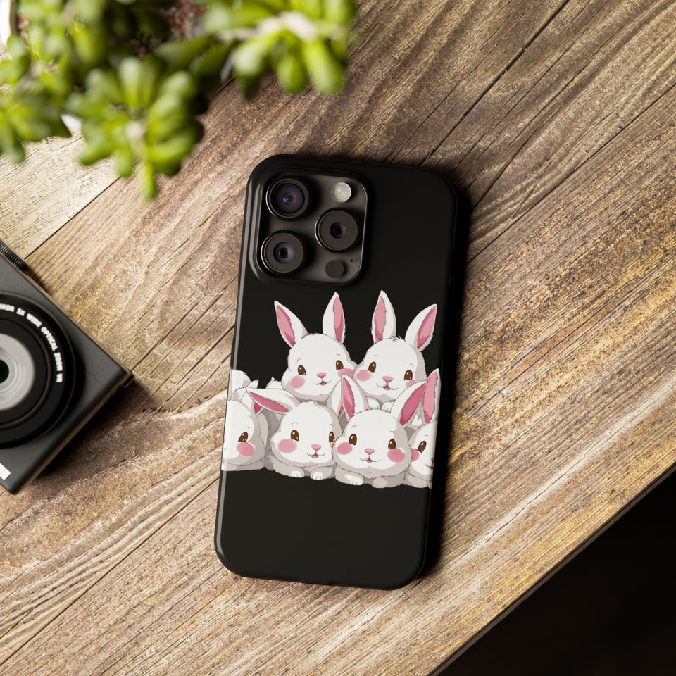 Premium Cute Rabbit iPhone Case | Rabbit Gifts Slim Phone Cases