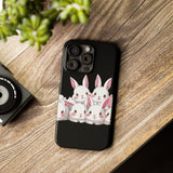 Premium Cute Rabbit iPhone Case | Rabbit Gifts Slim Phone Cases Premium Cute Rabbit iPhone Case | Rabbit Gifts Slim Phone Cases