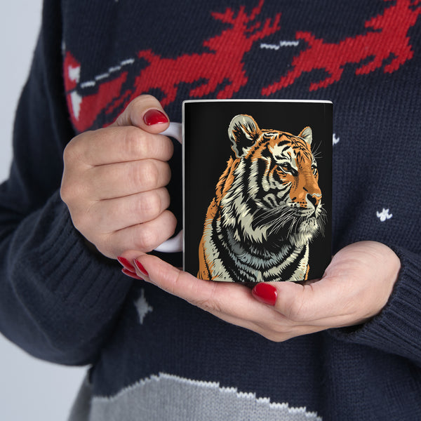 Tiger Mug | Tiger Coffee Mug | Cute Tiger Gift | Tiger Presents | Tiger Mug 1 11oz