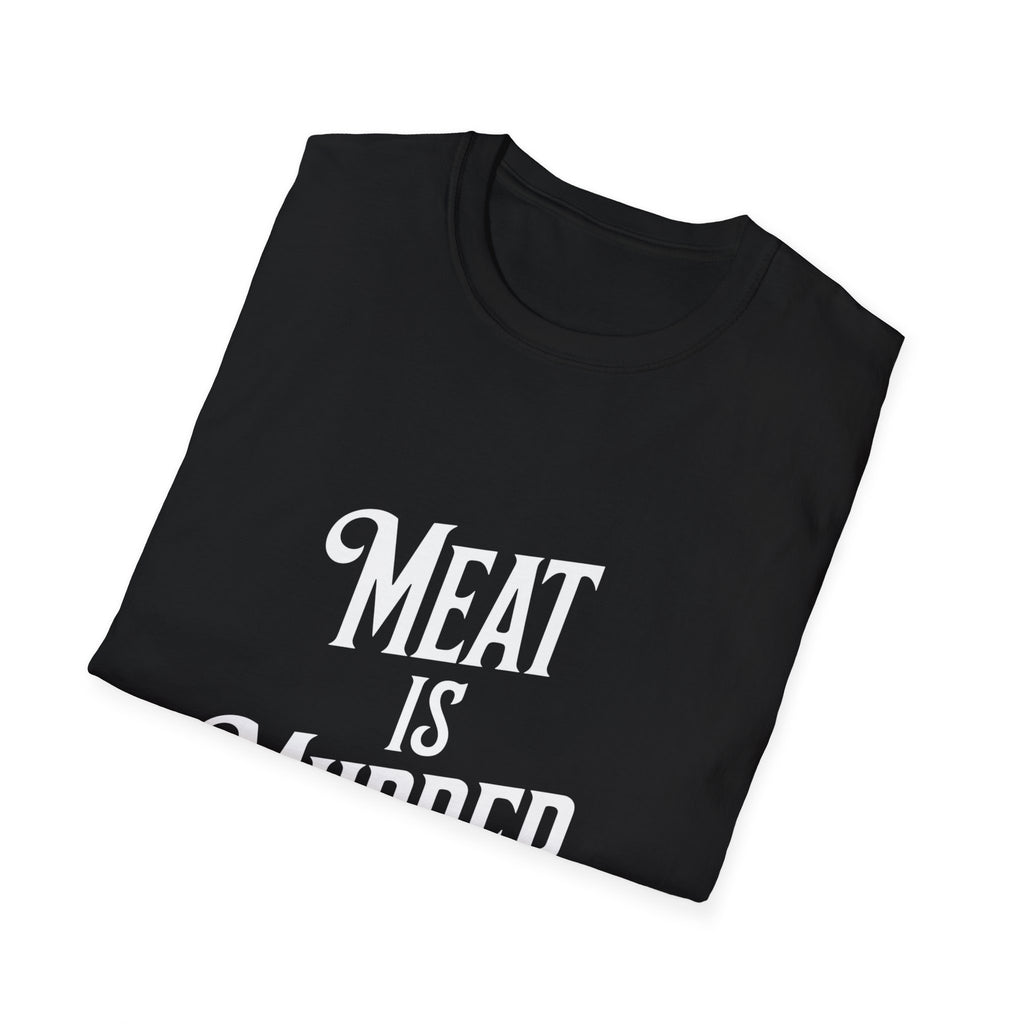 Vegan Unisex Softstyle T-Shirt - Meat Is Murder Shirt