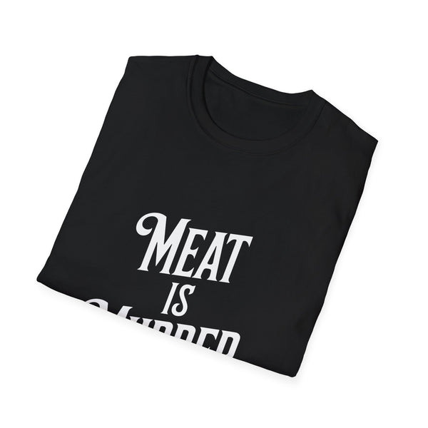 Vegan Unisex Softstyle T-Shirt - Meat Is Murder Shirt