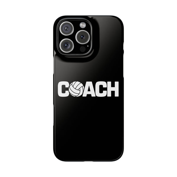 Premium Volleyball Coach iPhone Case | Volleyball Coach Gifts Slim Phone Cases