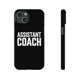 Premium Assistant Coach iPhone Case | Assistant Coach Gifts Slim Phone Cases Premium Assistant Coach iPhone Case | Assistant Coach Gifts Slim Phone Cases