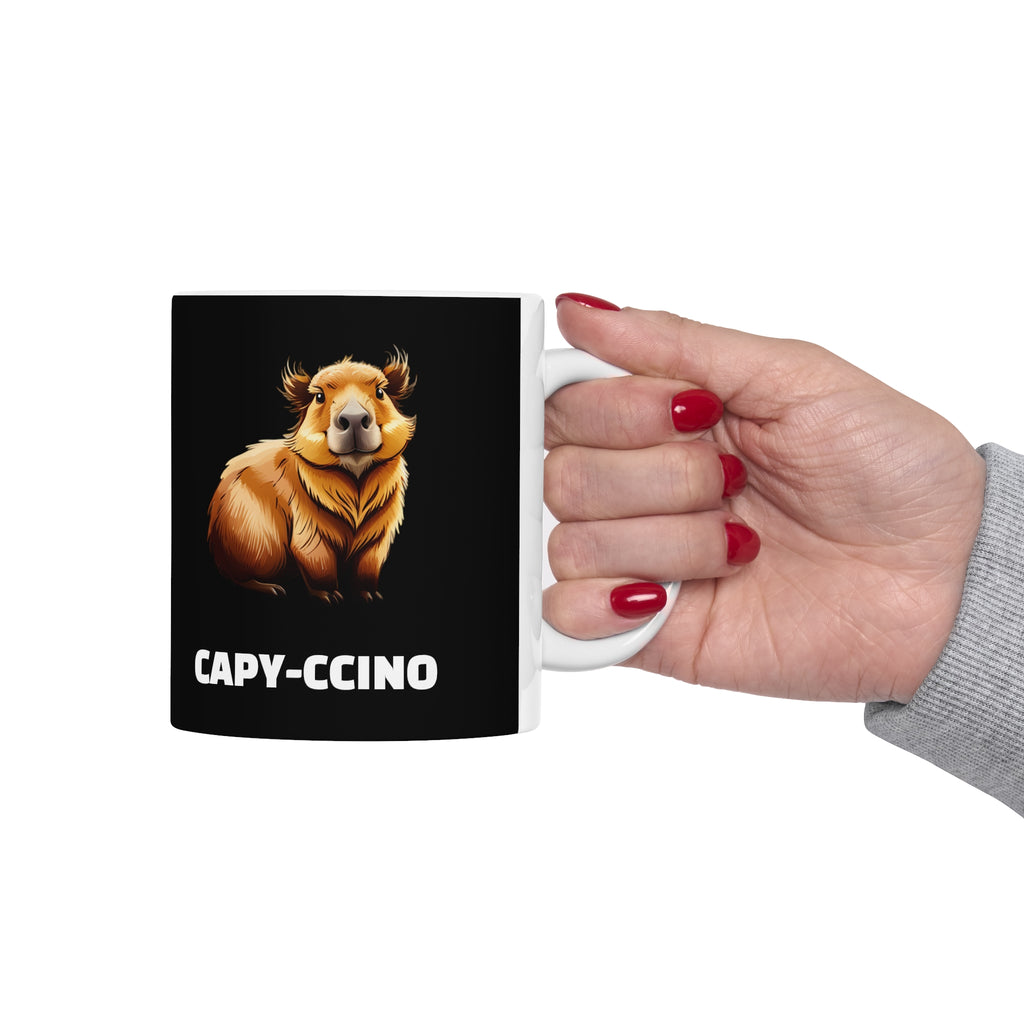 Capybara Mug | Capybara Coffee Mug | Funny Capy-Ccino Mug 11oz