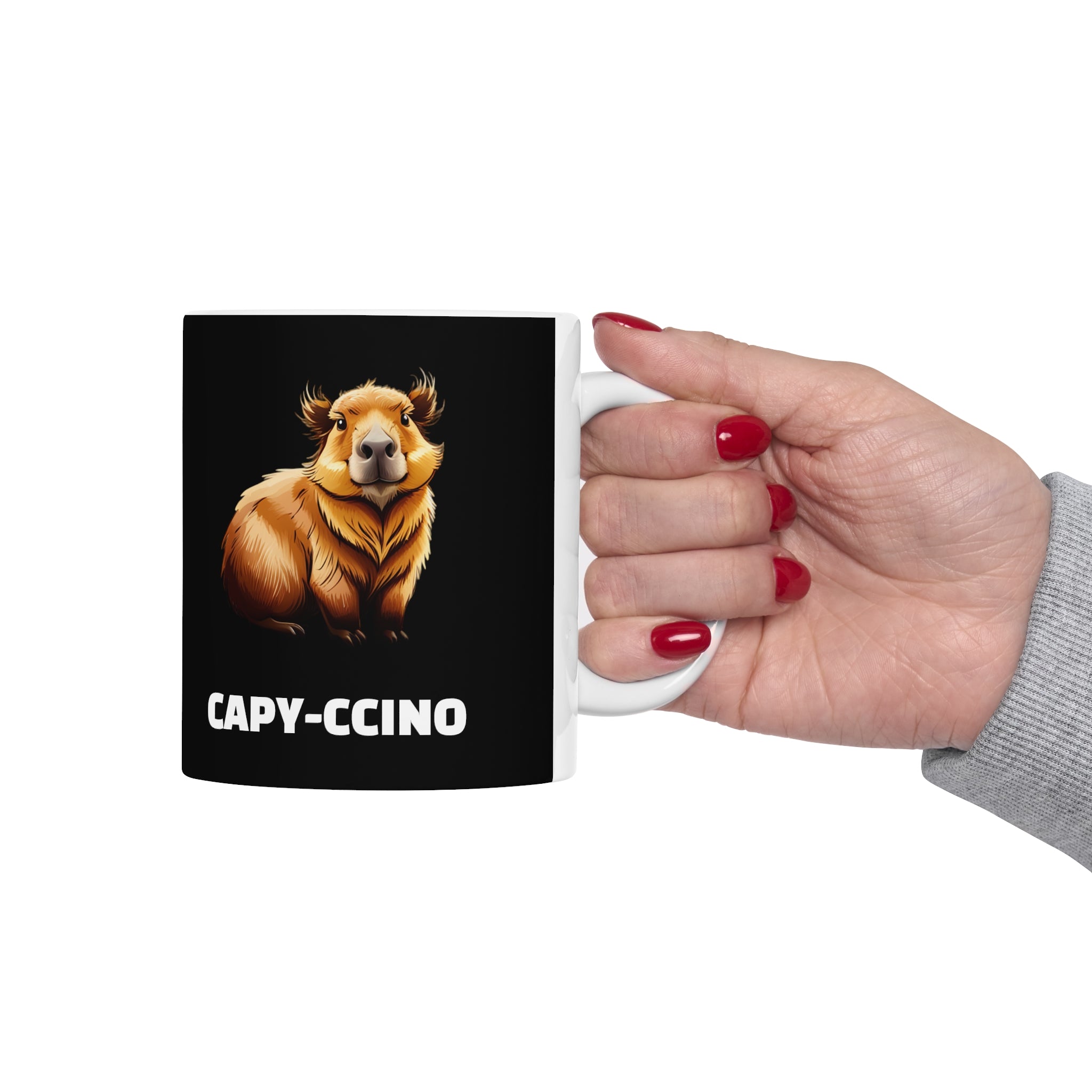 Capybara Mug | Capybara Coffee Mug | Funny Capy-Ccino Mug 11oz