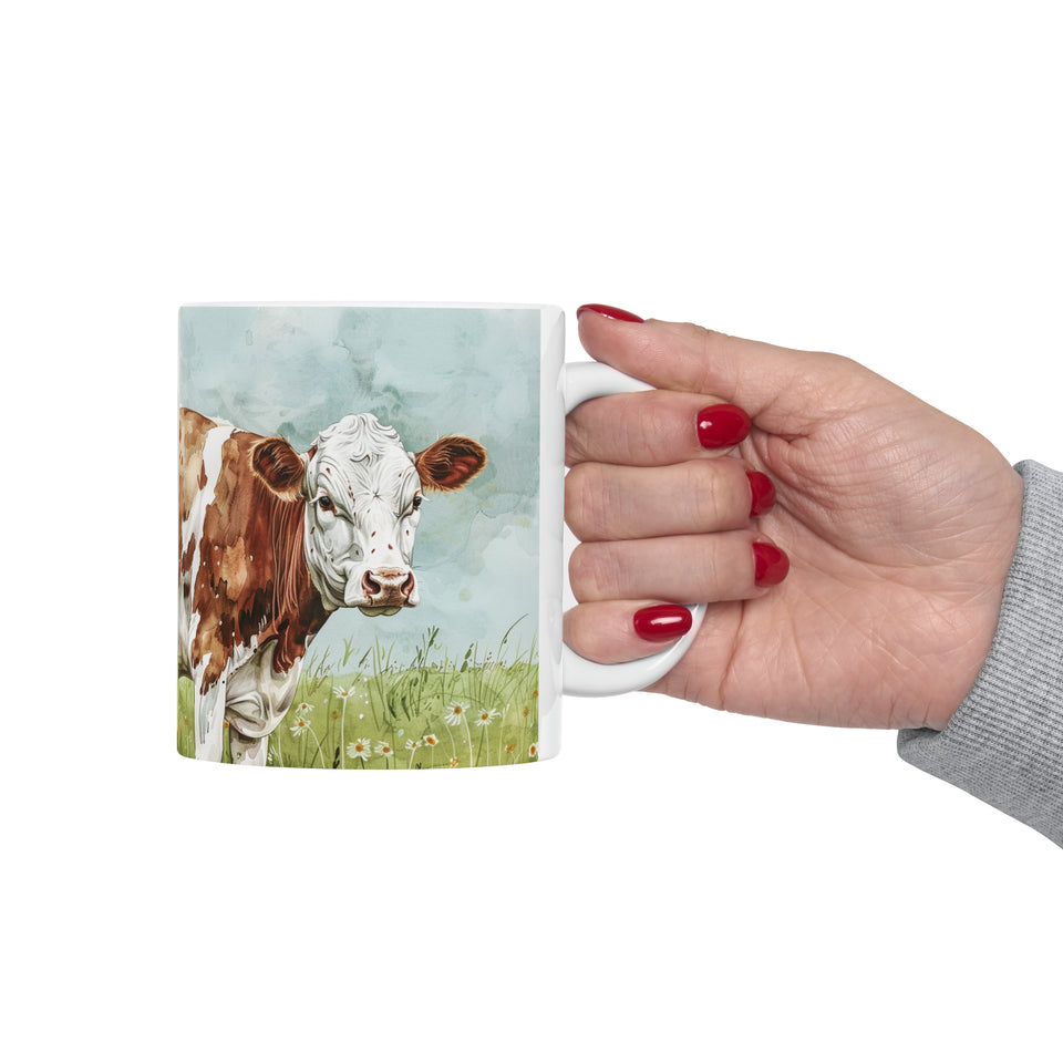 Cow Mug | Coffee Cow Mug | Cow Print Mug | Cow Presents | Highland Cow Mug 11oz