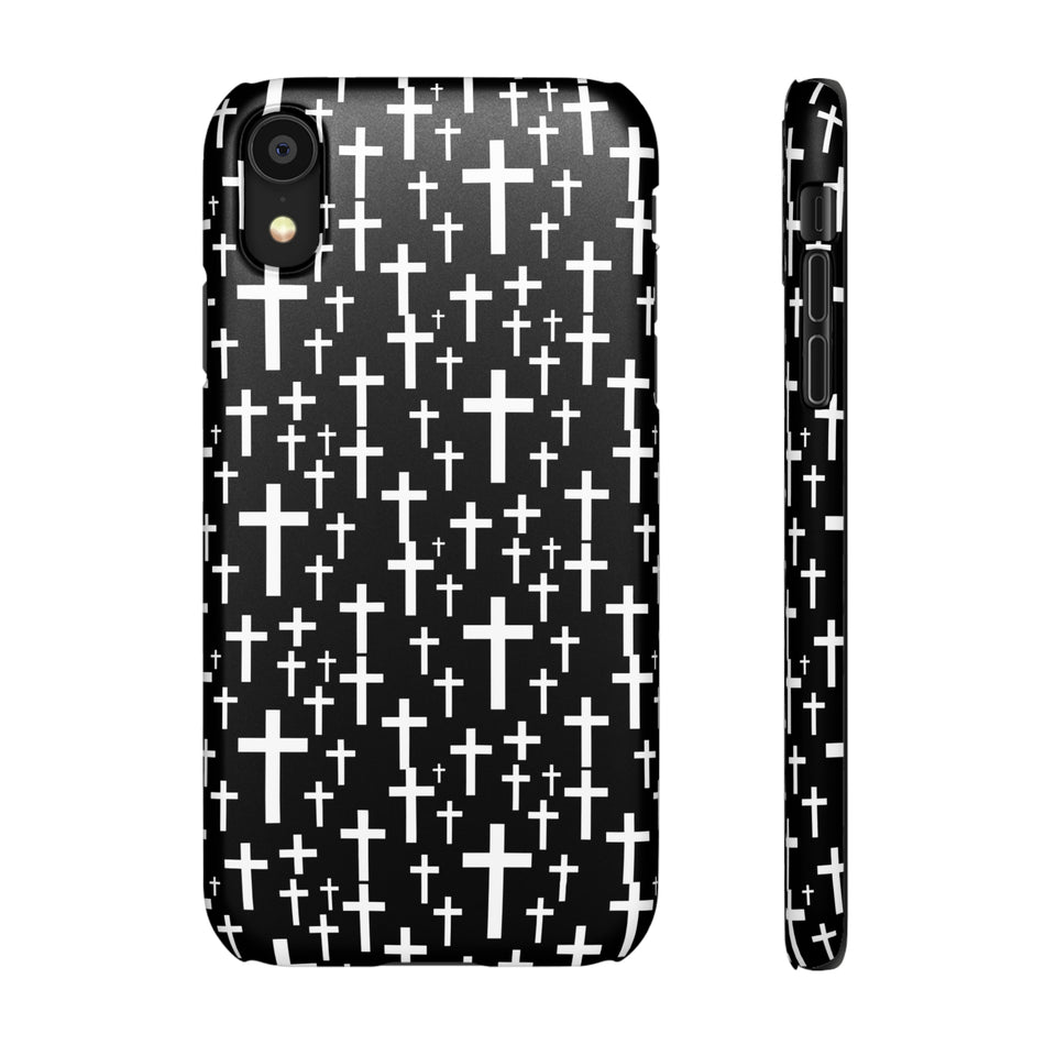 Faith In Jesus iPhone Christian Religion Phone Case | Faith Cross Phone Case | Christian Cross iPhone & Samsung Galaxy Snap Cases